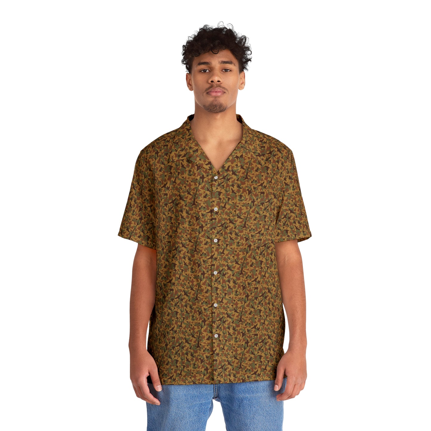 Father Figure Duck Flight Camo Button Up