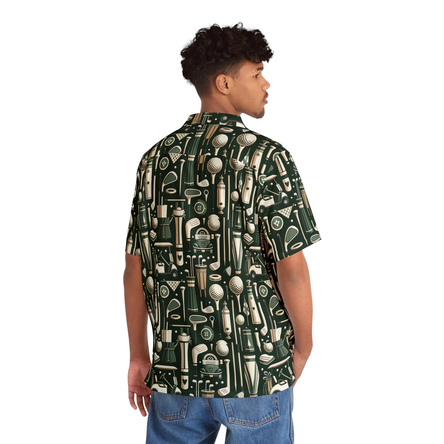 Father Figure Greens Master Button Up